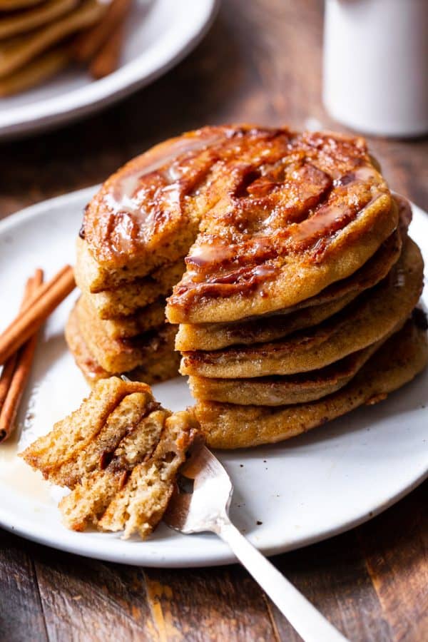 Cinnamon Roll Pancakes