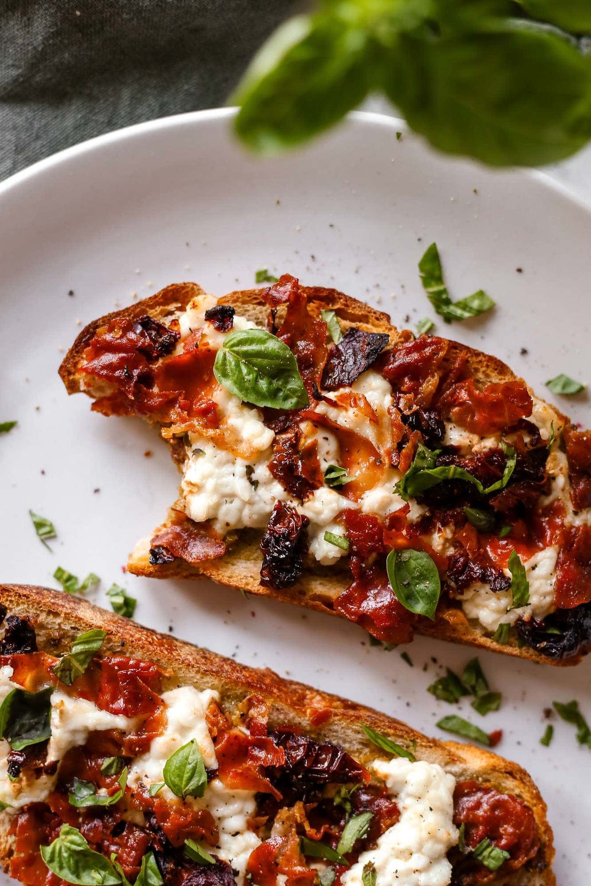 Chili Cottage Cheese Toast